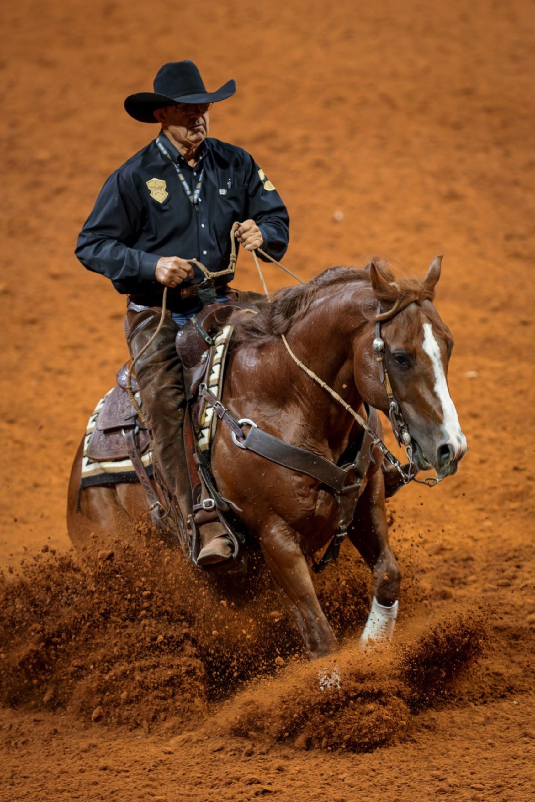 Cown Mid Riders My Boots Are Royal - National Reined Cow Horse Association